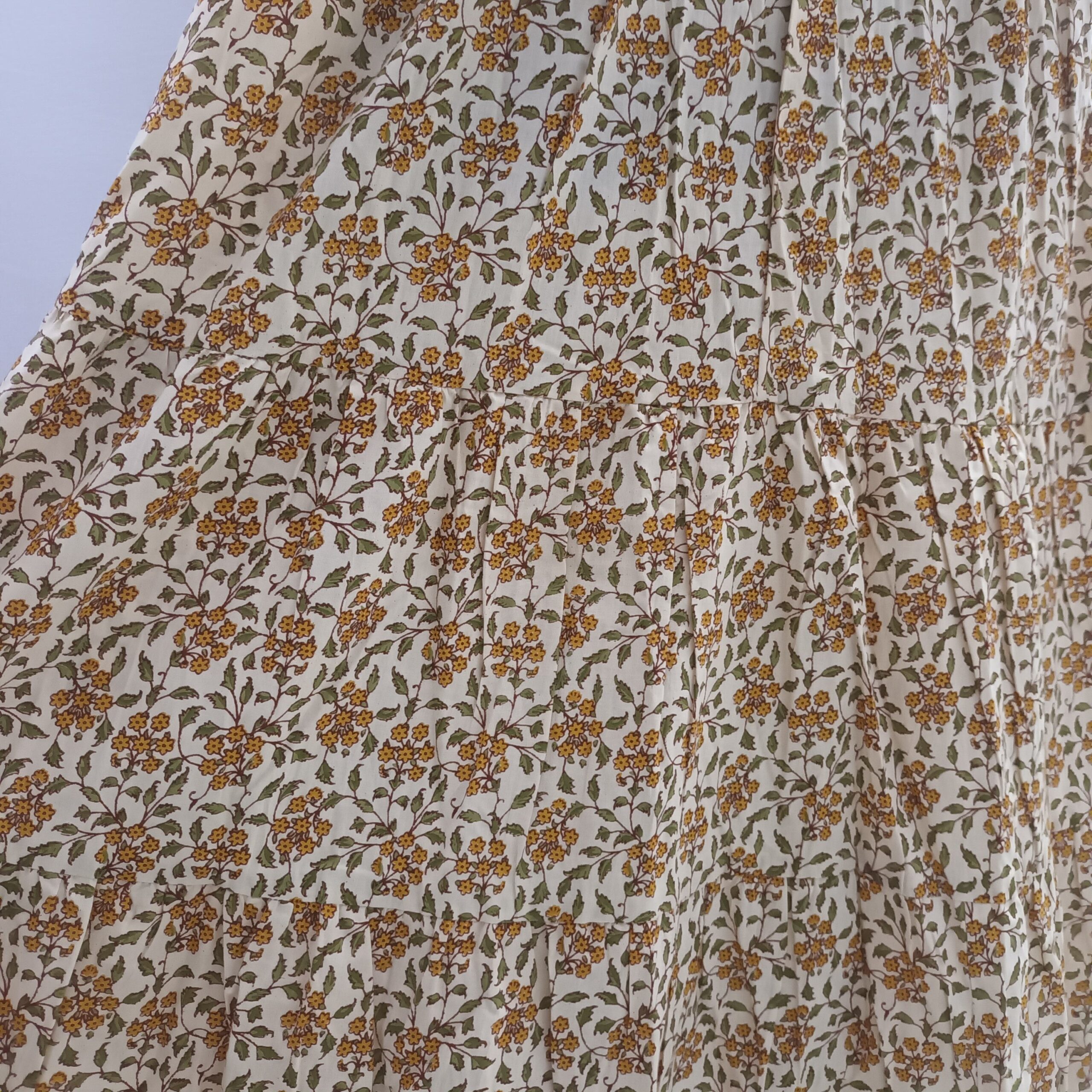 High Quality Cotton Maxi Skirt for Women Long Screen Printed Waist Sewing Pattern Design for Smoking ODM Supply - Image 3