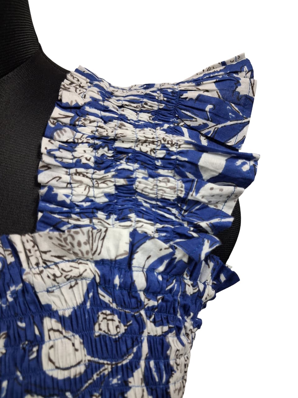 Jaipuri Floral Printed Maxi Dress - Image 4